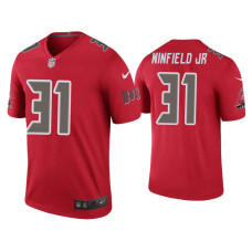 Men Tampa Bay Buccaneers #31 Color Rush Legend Antoine Winfield Jr. Red Jersey