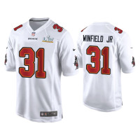 Men Tampa Bay Buccaneers #31 Antoine Winfield Jr. Super Bowl LV White Game Fashion Jersey