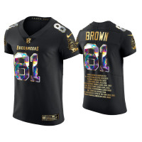 Men Tampa Bay Buccaneers #81 Antonio Brown Black Career Highlights Jersey