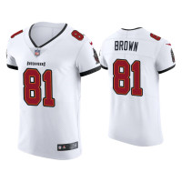 Men Tampa Bay Buccaneers #81 Antonio Brown White Vapor Elite Jersey