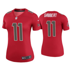 Women Tampa Bay Buccaneers #11 Color Rush Legend Blaine Gabbert Red Jersey