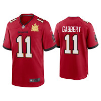 Men Tampa Bay Buccaneers #11 Blaine Gabbert Super Bowl LV Champions Red Game Jersey