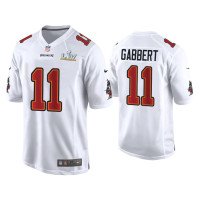 Men Tampa Bay Buccaneers #11 Blaine Gabbert Super Bowl LV White Game Fashion Jersey