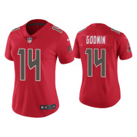 Men Tampa Bay Buccaneers #14 Color Rush Limited Chris Godwin Red Jersey