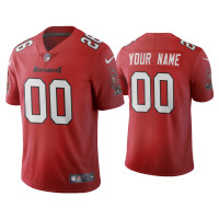 Men Tampa Bay Buccaneers #0 Custom Vapor Limited Red Jersey