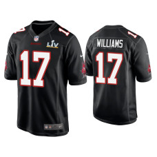 Men Tampa Bay Buccaneers #17 Doug Williams Super Bowl LV Black Game Fashion Jersey