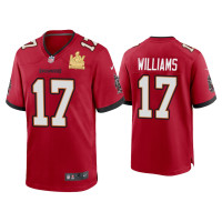 Men Tampa Bay Buccaneers #17 Doug Williams Super Bowl LV Champions Red Game Jersey