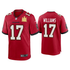 Men Tampa Bay Buccaneers #17 Doug Williams Super Bowl LV Champions Red Game Jersey