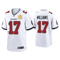 Men Tampa Bay Buccaneers #17 Doug Williams Super Bowl LV Champions White Game Jersey