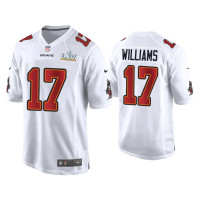 Men Tampa Bay Buccaneers #17 Doug Williams Super Bowl LV White Game Fashion Jersey