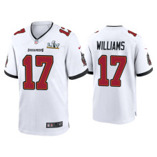 Men Tampa Bay Buccaneers #17 Doug Williams Super Bowl LV White Game Jersey