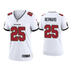 Women Tampa Bay Buccaneers #25 Giovani Bernard White Game Jersey