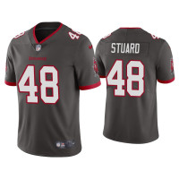 Men Tampa Bay Buccaneers #48 Grant Stuard Vapor Limited Pewter Jersey