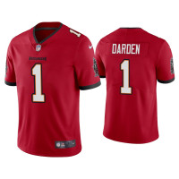 Men Tampa Bay Buccaneers #1 Jaelon Darden Vapor Limited Red Jersey