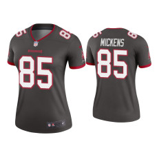 Women Tampa Bay Buccaneers #85 Jaydon Mickens Pewter Legend Jersey