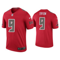 Men Tampa Bay Buccaneers #9 Color Rush Legend Joe Tryon Red Jersey