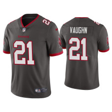 Men Tampa Bay Buccaneers #21 Ke'Shawn Vaughn Vapor Limited Pewter Jersey