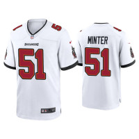 Men Tampa Bay Buccaneers #51 Kevin Minter White Game Jersey