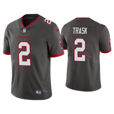 Men Tampa Bay Buccaneers #2 Kyle Trask Vapor Limited Pewter Jersey