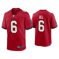 Men Tampa Bay Buccaneers #6 Le'Veon Bell Red Game Jersey