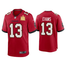 Men Tampa Bay Buccaneers #13 Mike Evans Super Bowl LV Champions Red Game Jersey