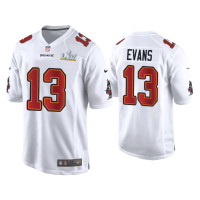 Men Tampa Bay Buccaneers #13 Mike Evans Super Bowl LV White Game Fashion Jersey