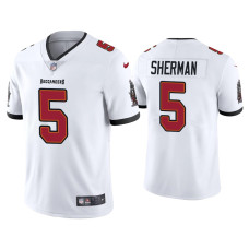 Men Tampa Bay Buccaneers #5 Vapor Limited Richard Sherman White Jersey