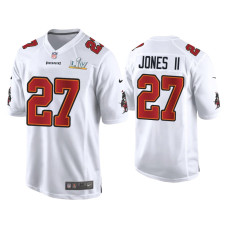 Men Tampa Bay Buccaneers #27 Ronald Jones II Super Bowl LV White Game Fashion Jersey