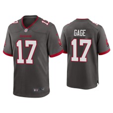 Men Tampa Bay Buccaneers #17 Russell Gage Pewter Alternate Game Jersey