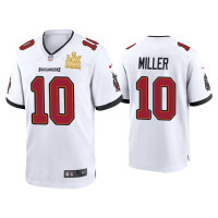 Men Tampa Bay Buccaneers #10 Scotty Miller Super Bowl LV Champions White Game Jersey