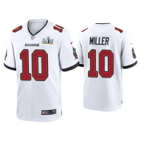 Men Tampa Bay Buccaneers #10 Scotty Miller Super Bowl LV White Game Jersey