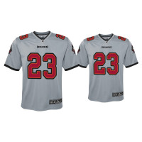 Youth Tampa Bay Buccaneers #23 Sean Murphy-Bunting Gray Inverted Game Jersey