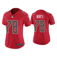 Men Tampa Bay Buccaneers #78 Color Rush Limited Tristan Wirfs Red Jersey