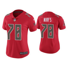 Men Tampa Bay Buccaneers #78 Color Rush Limited Tristan Wirfs Red Jersey