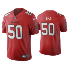 Men Tampa Bay Buccaneers #50 Vita Vea Vapor Limited Red Jersey