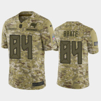 Men Tampa Bay Buccaneers #84 Cameron Brate Nike Salute to Service Jersey - Camo