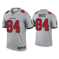 Men Tampa Bay Buccaneers #84 Cameron Brate Gray Inverted Legend Jersey