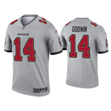 Men Tampa Bay Buccaneers #14 Chris Godwin Gray Inverted Legend Jersey