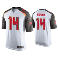 Men Tampa Bay Buccaneers #14 Chris Godwin White Game Jersey