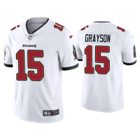 Men Tampa Bay Buccaneers #15 Cyril Grayson Vapor Limited White Jersey