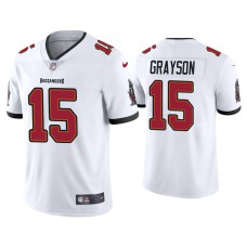 Men Tampa Bay Buccaneers #15 Cyril Grayson Vapor Limited White Jersey