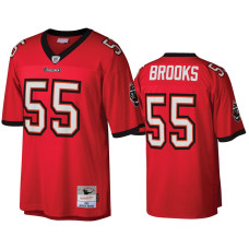 Men Tampa Bay Buccaneers #55 Derrick Brooks Red Retire Legacy Replica Jersey