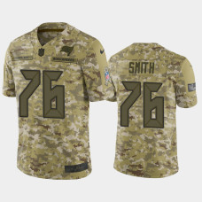 Men Tampa Bay Buccaneers #76 Donovan Smith Nike Salute to Service Jersey - Camo