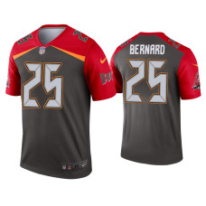 Men Tampa Bay Buccaneers #25 Giovani Bernard Pewter Inverted Legend Jersey