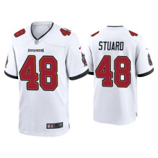 Men Tampa Bay Buccaneers #48 Grant Stuard White Game Jersey