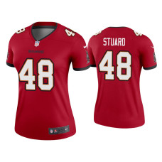 Women Tampa Bay Buccaneers #48 Grant Stuard Red Legend Jersey