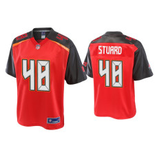 Men Tampa Bay Buccaneers #48 Grant Stuard Red Pro Line Jersey