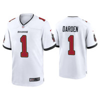 Men Tampa Bay Buccaneers #1 Jaelon Darden White Game Jersey