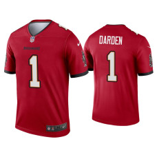 Men Tampa Bay Buccaneers #1 Jaelon Darden Red Legend Jersey