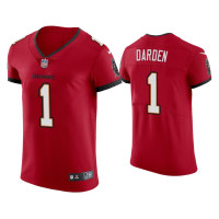 Men Tampa Bay Buccaneers #1 Jaelon Darden Red Vapor Elite Jersey